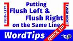 What Does Flush Mean