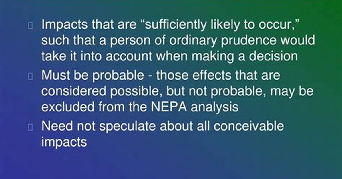 What Does Foreseeable Future Mean?