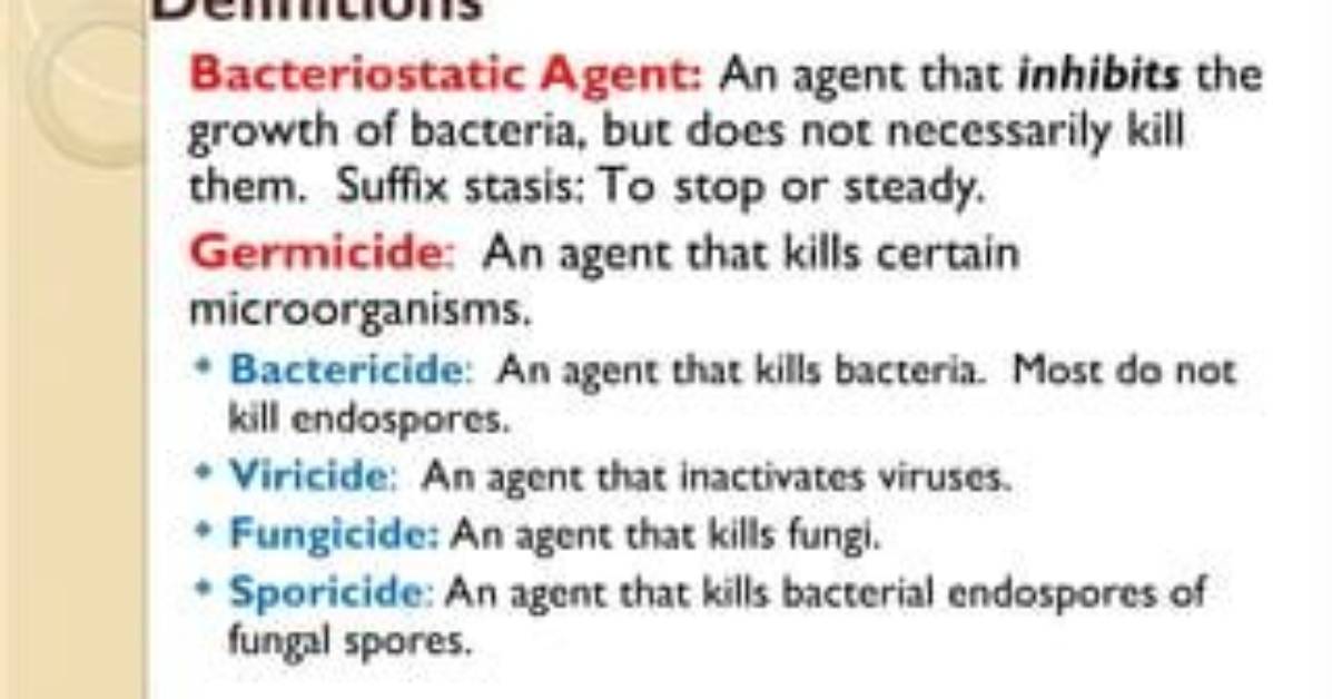 What Does Germicide Kill?