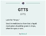 What Does Gtts Mean