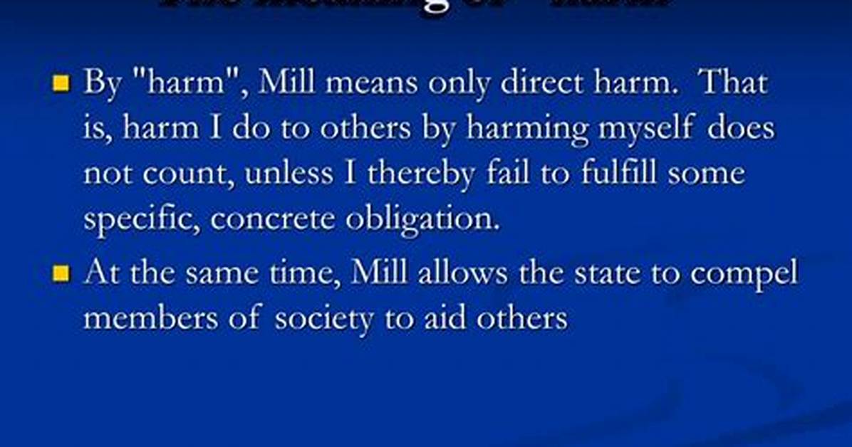 What Does Harm Mean?