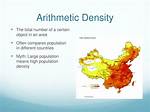 What Does High Arithmetic Density Mean?