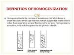 What Does Homogenization Mean?