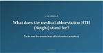What Does Hth Stand For