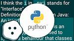 What Does "I" Represent in Python. Pyi Extension?