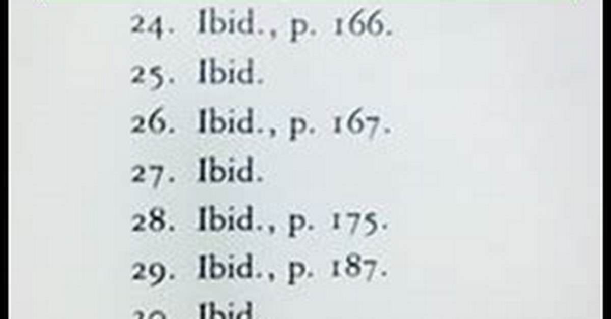 What Does Ibid Mean