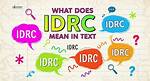 What Does Idrc Mean