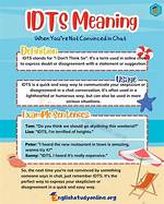 What Does Idts Mean