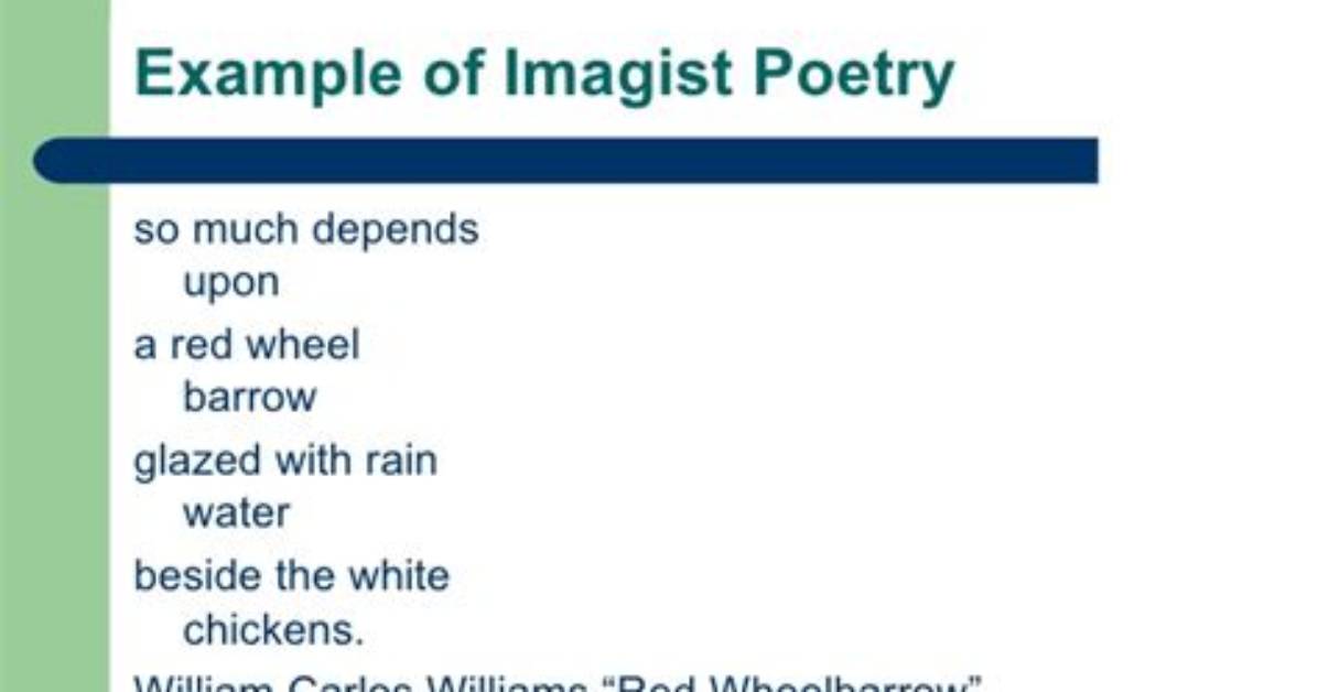 What Does Imagistic Mean?