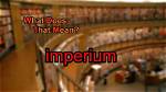 What Does Imperium Mean?