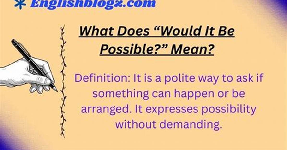 What Does Impossibly Possible Mean?