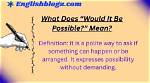 What Does Impossibly Possible Mean?