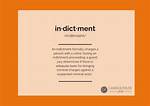 What Does Indictment Mean?