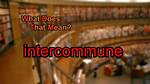What Does Intercommune Mean?