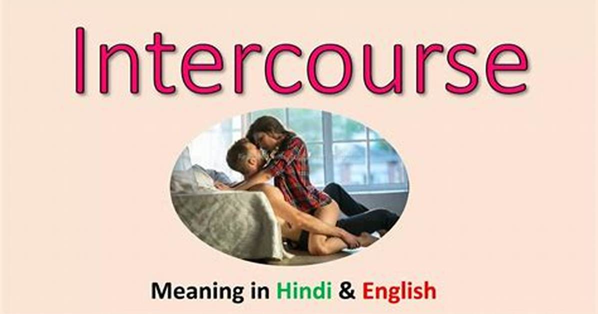 What Does Intercourse Mean