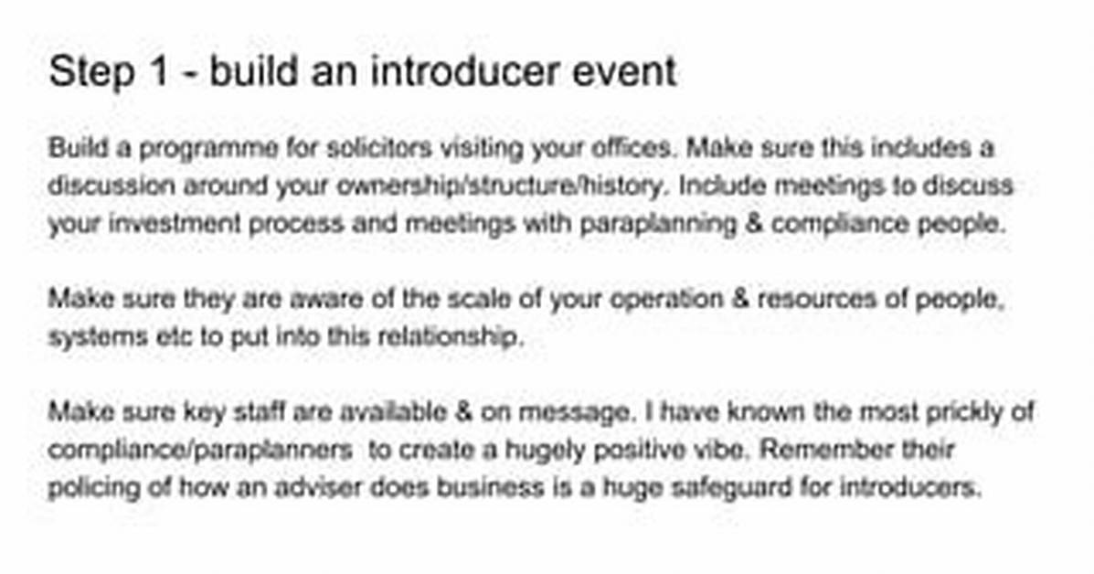 What Does Introducers Mean?