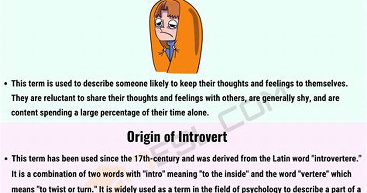 What Does Introvert Mean?