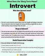 What Does Introvert Mean?