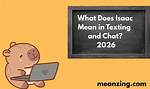 What Does Isaac Mean