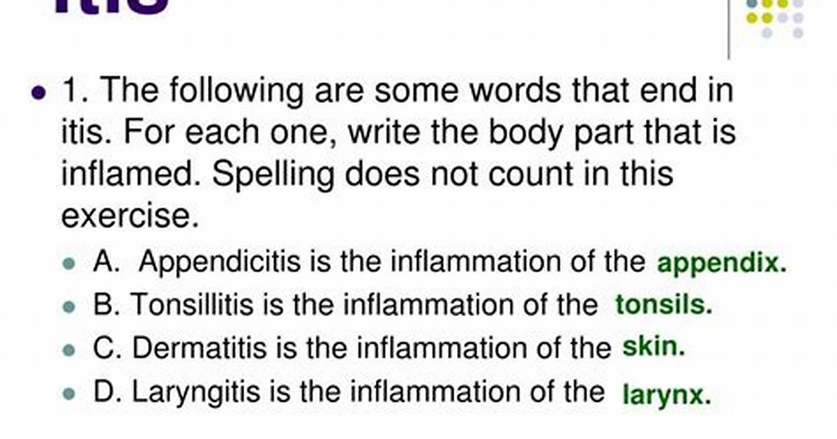 What Does Itis Mean