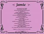 What Does Jamie Mean?