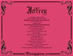 What Does Jeffrey Mean?