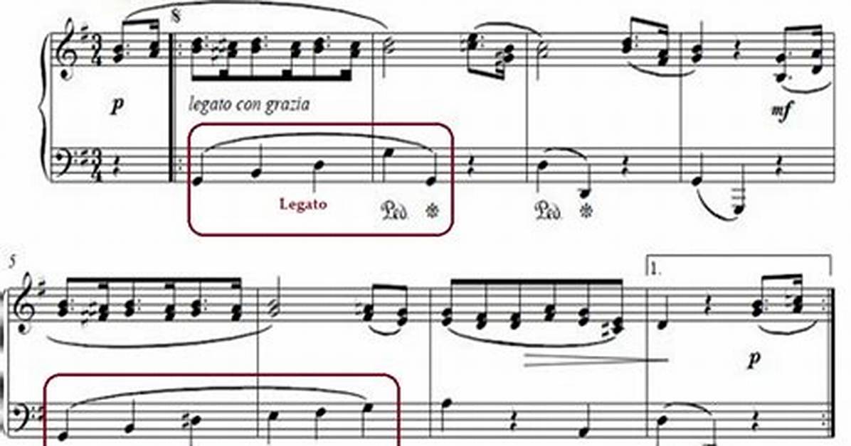 What Does Legato Indicate?