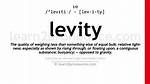 What Does Levity Mean