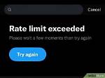 What Does Limit Exceeded Mean?