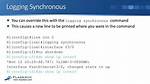 What Does Logging Synchronous Command Mean? Check This out | What Does Logging Synchronous Do