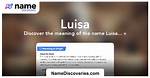 What Does Luisa Mean?
