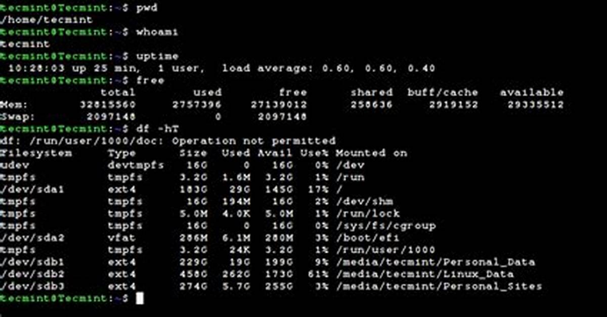 What Does M Do in Linux?
