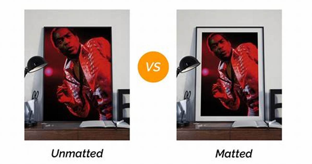 What Does Matted Frame Mean?