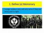 What Does Mercenary Mean?