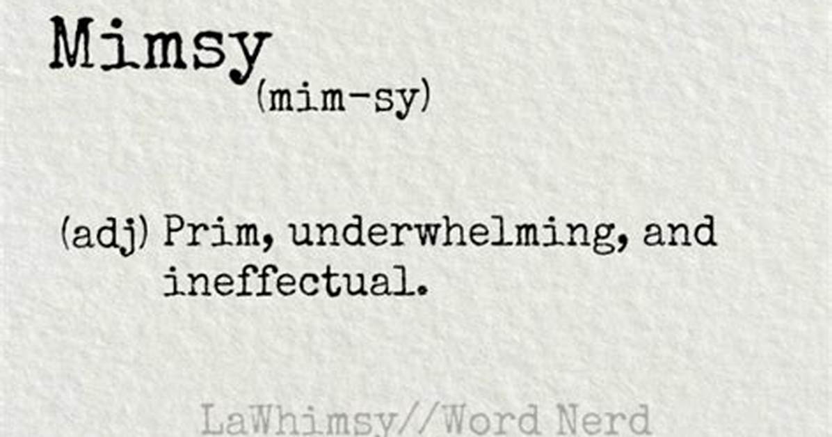 What Does Mimsy Mean?