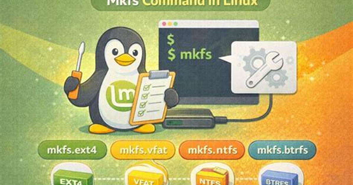 What Does Mkfs Command Do in Linux?