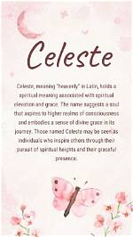 What Does Name Celeste Mean?