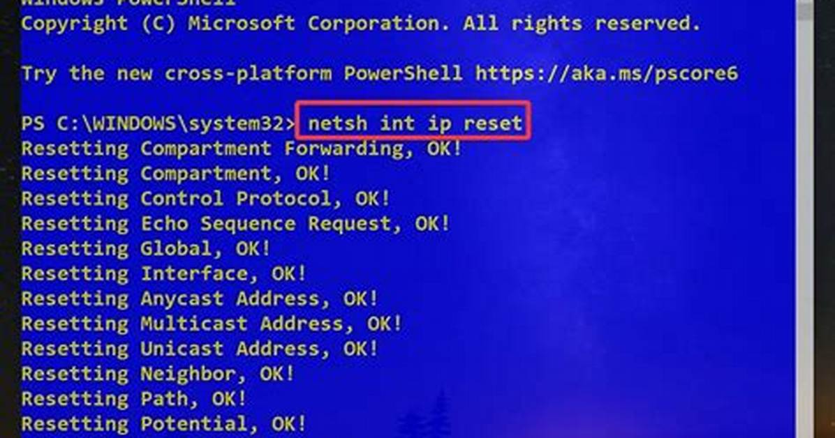 What Does Netsh Reset Do?