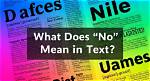 What Does No Content Mean?