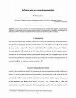 What Does Non Denumerable Mean?