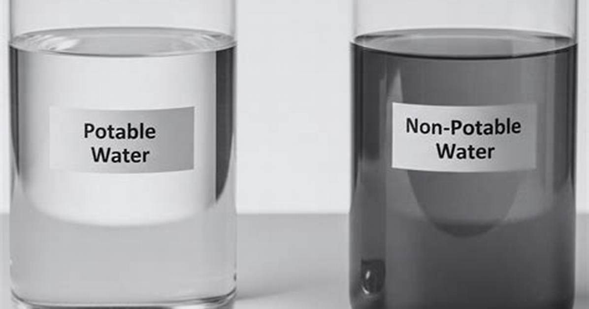 What Does Non Potable?