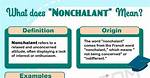 What Does Nonchalance Mean
