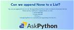 What Does None Mean in Python?