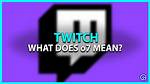 What Does O7 Mean Ffxiv?