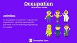 What Does Occupation Mean