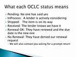 What Does Oclc Mean?