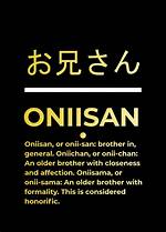 What Does Oniisan Mean?