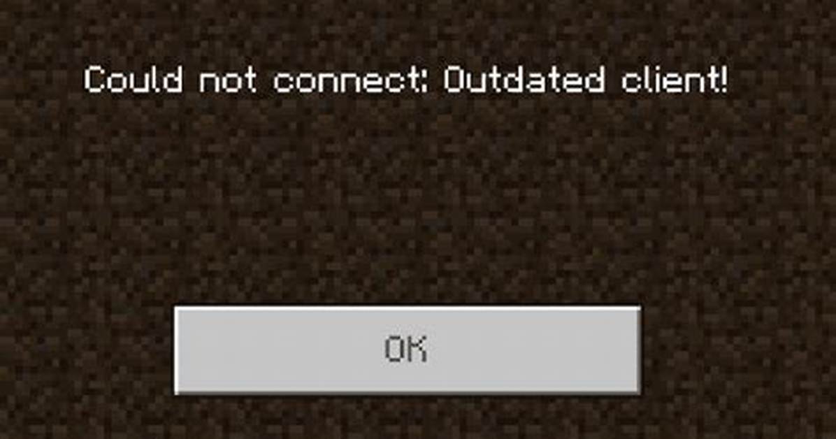 What Does Outdated Client Mean in Minecraft