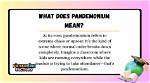 What Does Pandemonium Mean