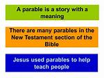 What Does Parable Mean